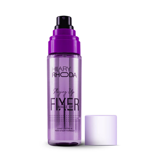 Hilary Rhoda Staying Up Makeup Fixer | Infused with Niacinamide | Hydrating & Refreshing Setting Spray | Smudge-Proof Makeup Fixer | Waterproof & Non-Sticky Formula | 105ml