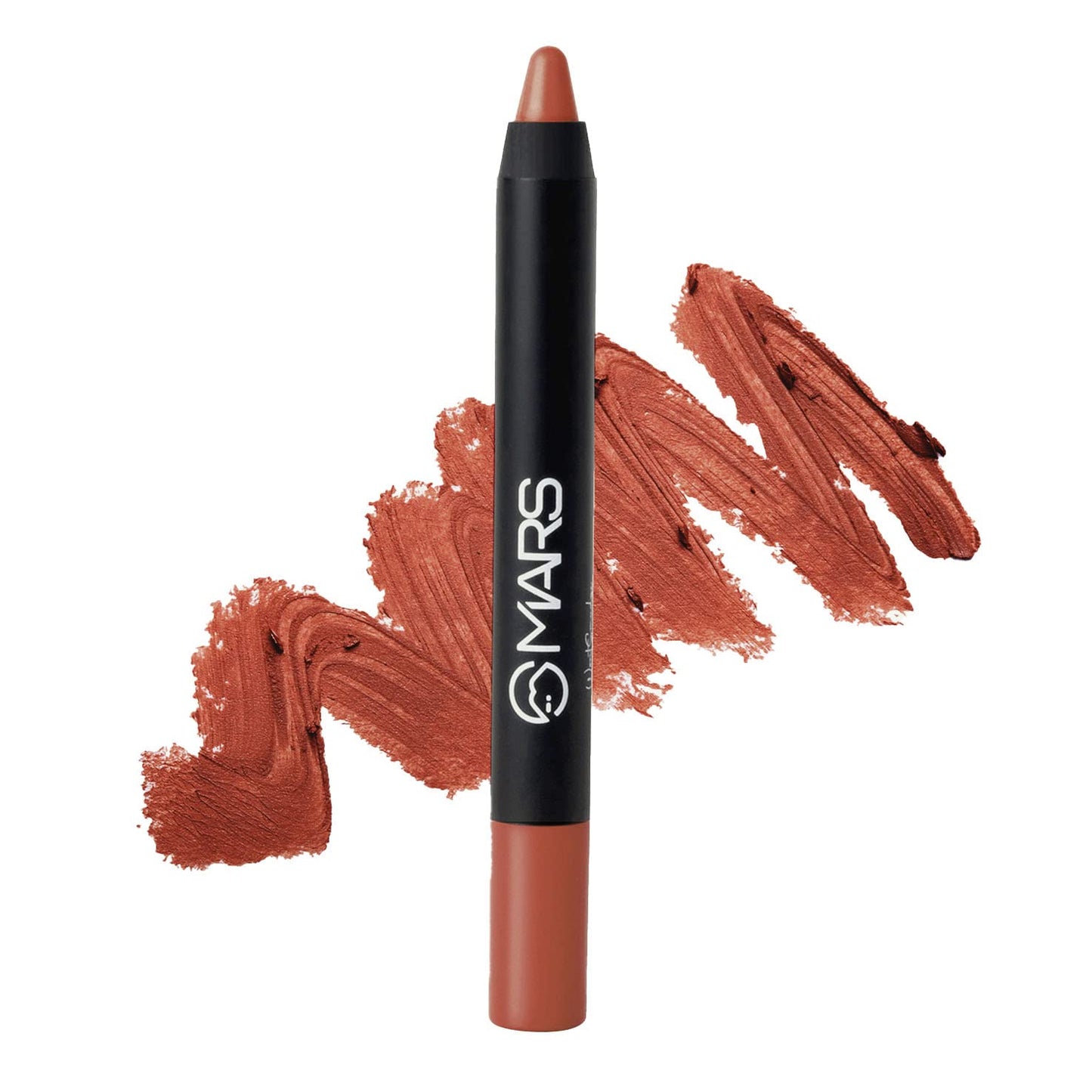 MARS Long Lasting Crayon Lipstick up to 12 Hours Stay | Matte Finish | Waterproof | Won't Smudge Won't Budge Lip Crayon (3.5 gm) (10-Girl Power)
