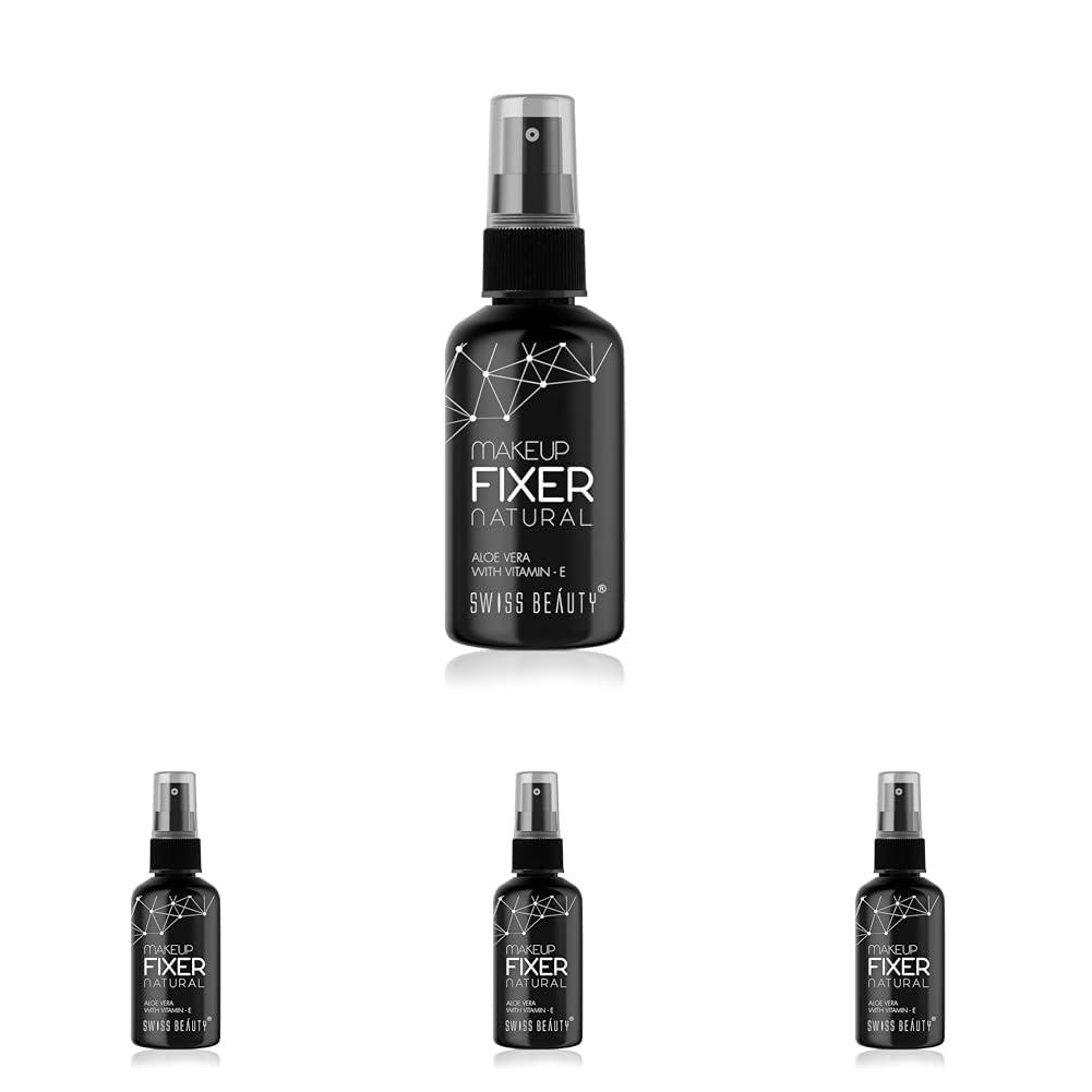 Swiss Beauty Natural Makeup Fixer | Natural Dewy Finish | With Vitamin E and Aloe Vera | Long-Lasting | Hydrating & Refreshing Setting Spray | 70 ml