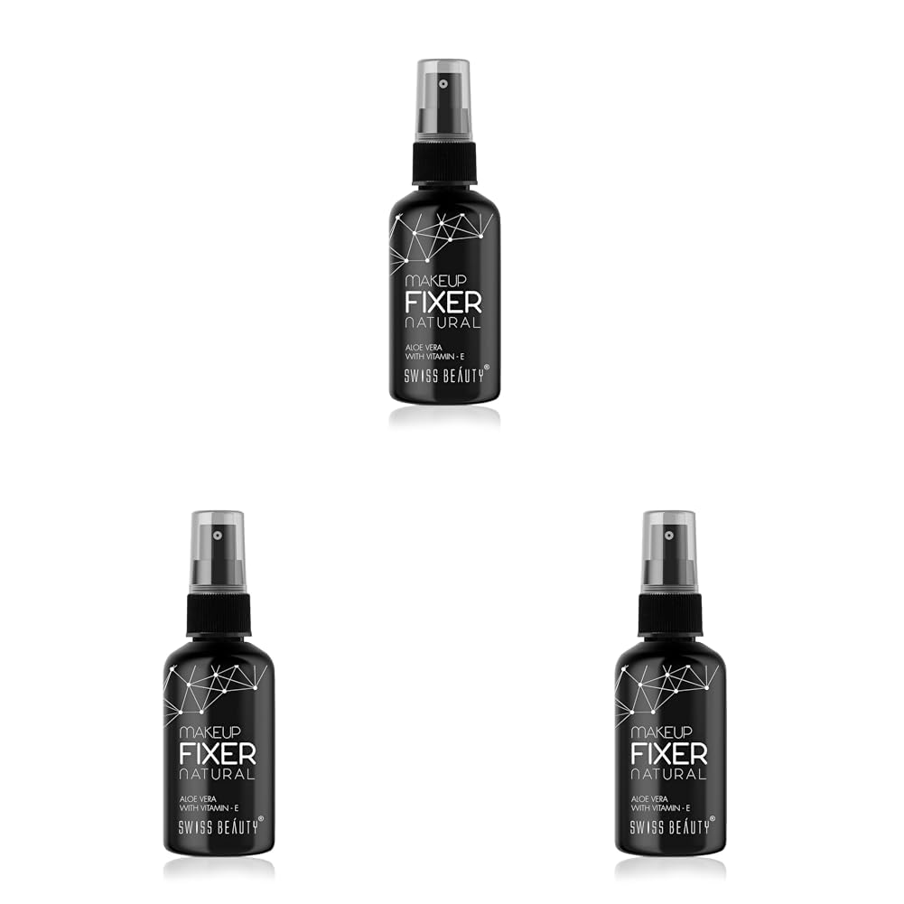 Swiss Beauty Natural Makeup Fixer | Natural Dewy Finish | With Vitamin E and Aloe Vera | Long-Lasting | Hydrating & Refreshing Setting Spray | 70 ml