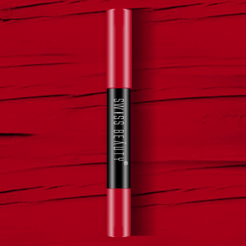 Swiss Beauty 12 Hrs. Stay Matte Lip Crayon, Artist Nude, 3g - Long Lasting, Waterproof, Super Stay, Matte Finish Lip Crayon, Long Wear, Crayon Lipstick
