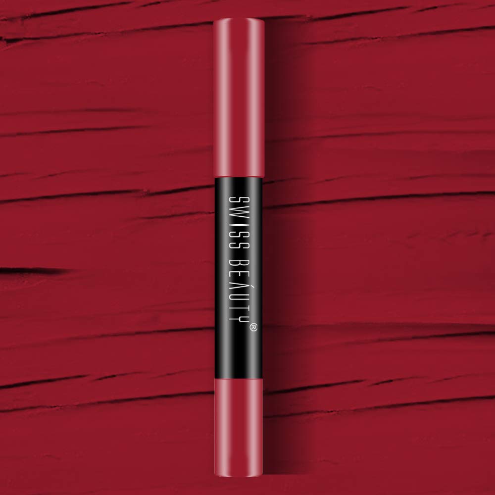 Swiss Beauty 12 Hrs. Stay Matte Lip Crayon, Artist Nude, 3g - Long Lasting, Waterproof, Super Stay, Matte Finish Lip Crayon, Long Wear, Crayon Lipstick