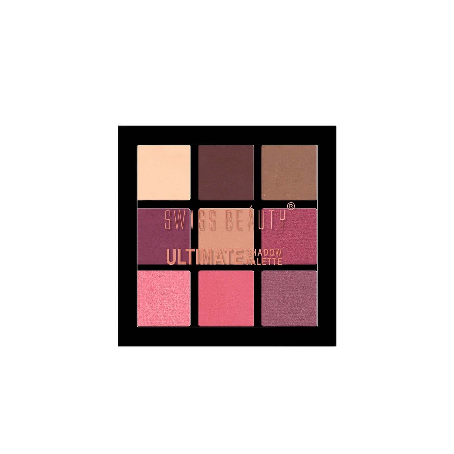 Swiss Beauty Ultimate 9 Color Eyeshadow Palette, Eye MakeUp, Multicolor-01, 6g