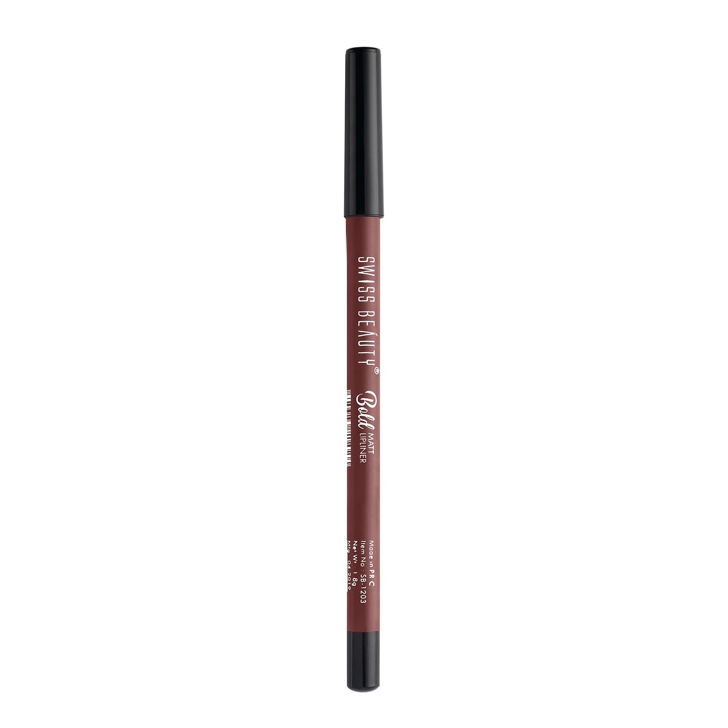 Swiss Beauty Bold Matt Lip Liner | Long-lasting |Matte Finish | Non-drying | Shade-12, 1.6gm