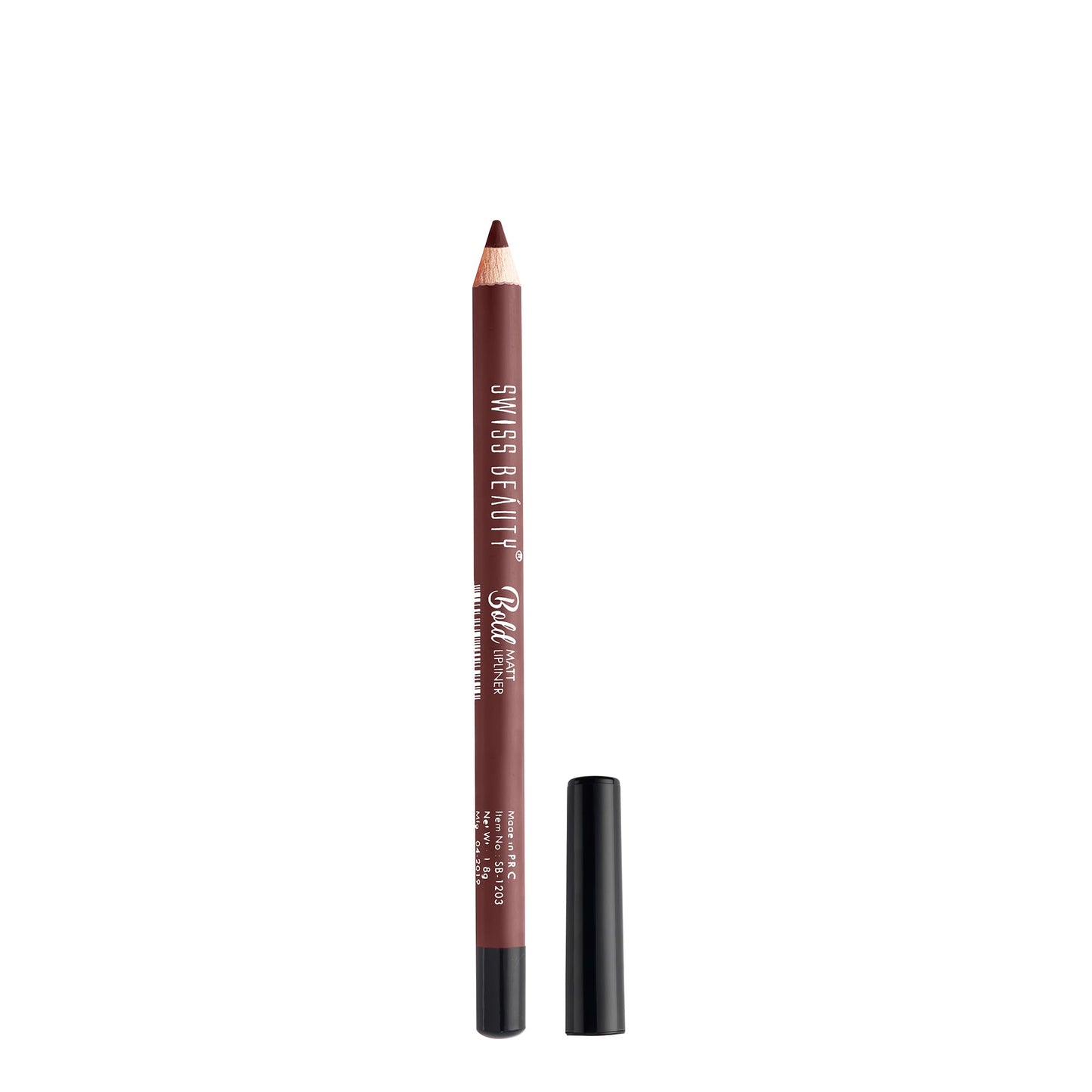 Swiss Beauty Bold Matt Lip Liner | Long-lasting |Matte Finish | Non-drying | Shade-12, 1.6gm