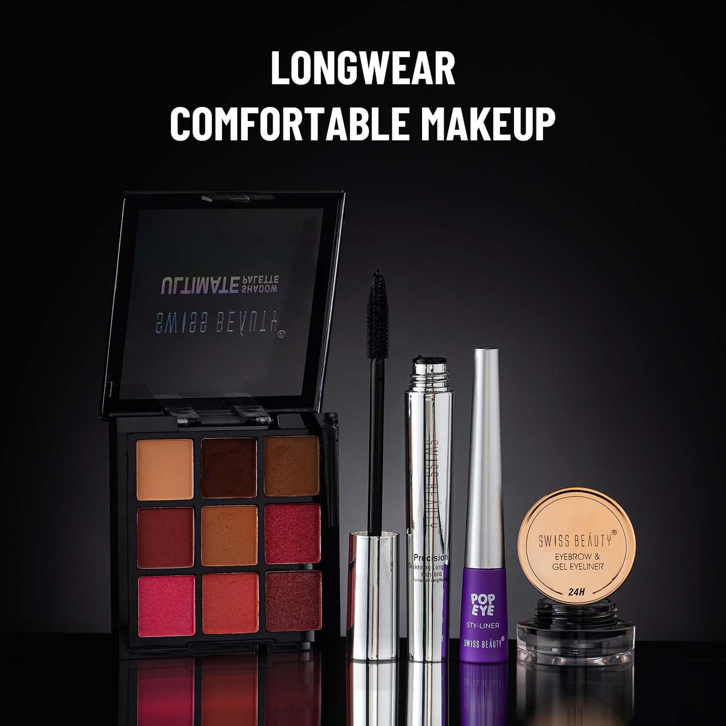 Swiss Beauty Ultimate Eyeshadow Palette Kit-4 Sb-706, Shade-04-Multicolor