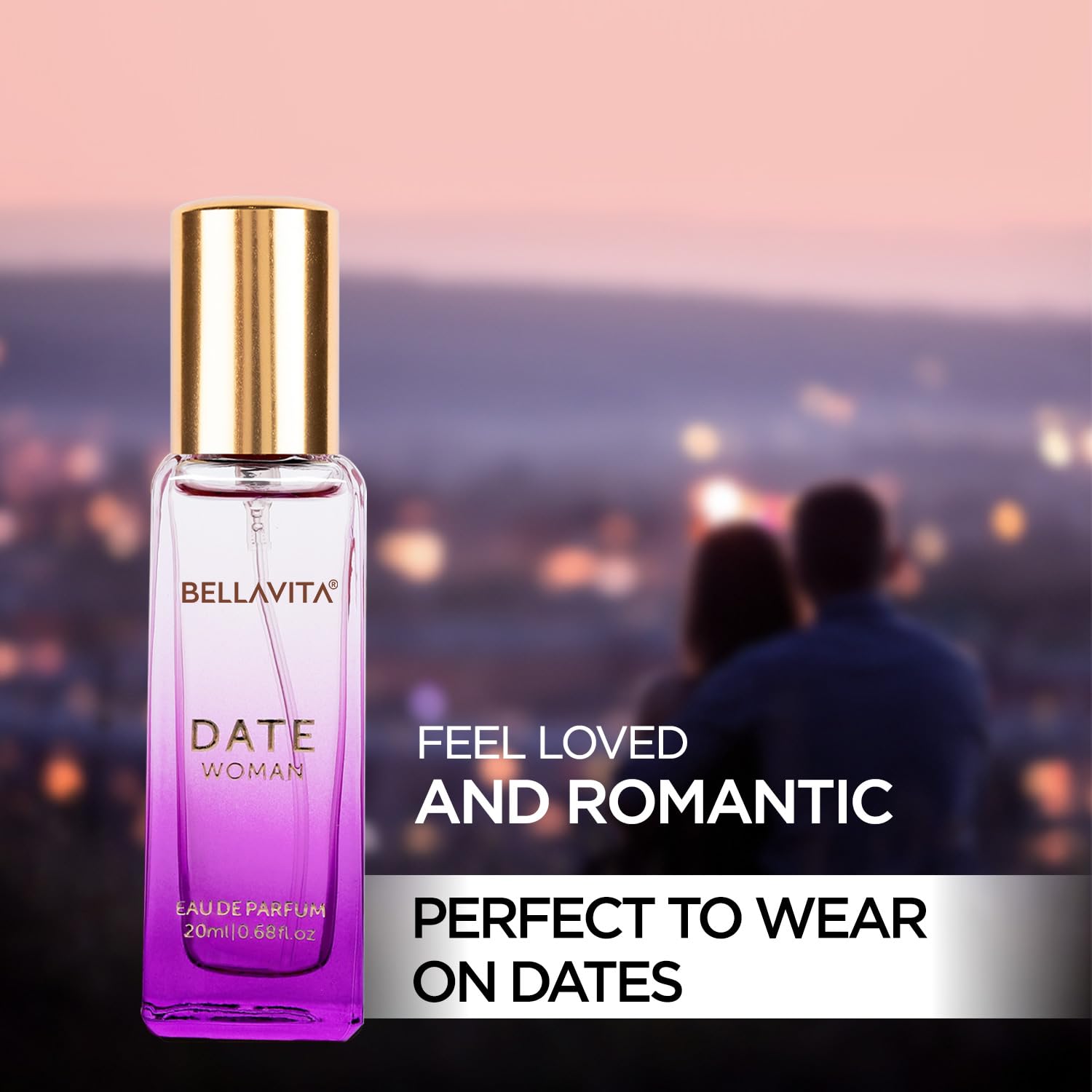 Bella Vita Luxury Date & Senorita Women Long Lasting | Perfume for Woman | EDP 2x20ml | Jasmine, Vanilla, Lotus & Musk | Floral, Fruity and Woody Premium Fragrance Scent