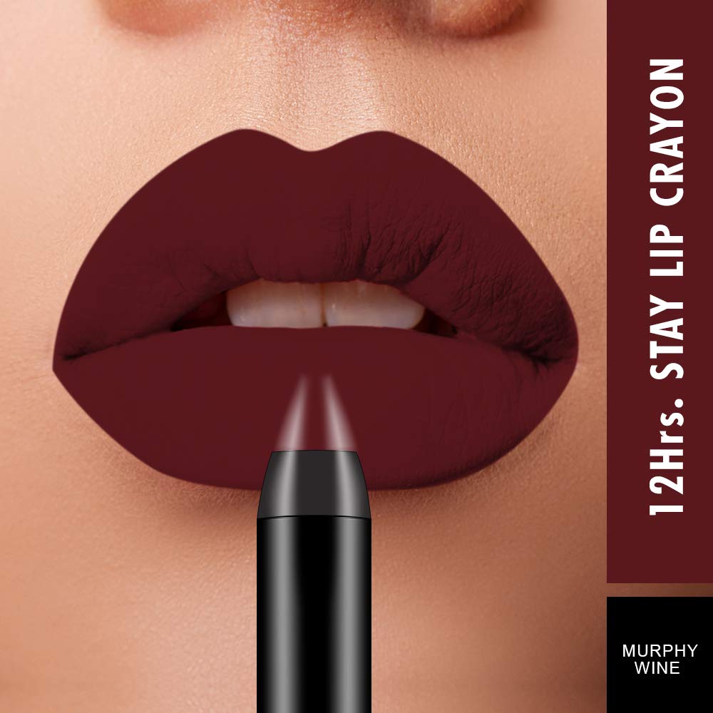 Swiss Beauty 12 Hrs. Stay Matte Lip Crayon, Artist Nude, 3g - Long Lasting, Waterproof, Super Stay, Matte Finish Lip Crayon, Long Wear, Crayon Lipstick