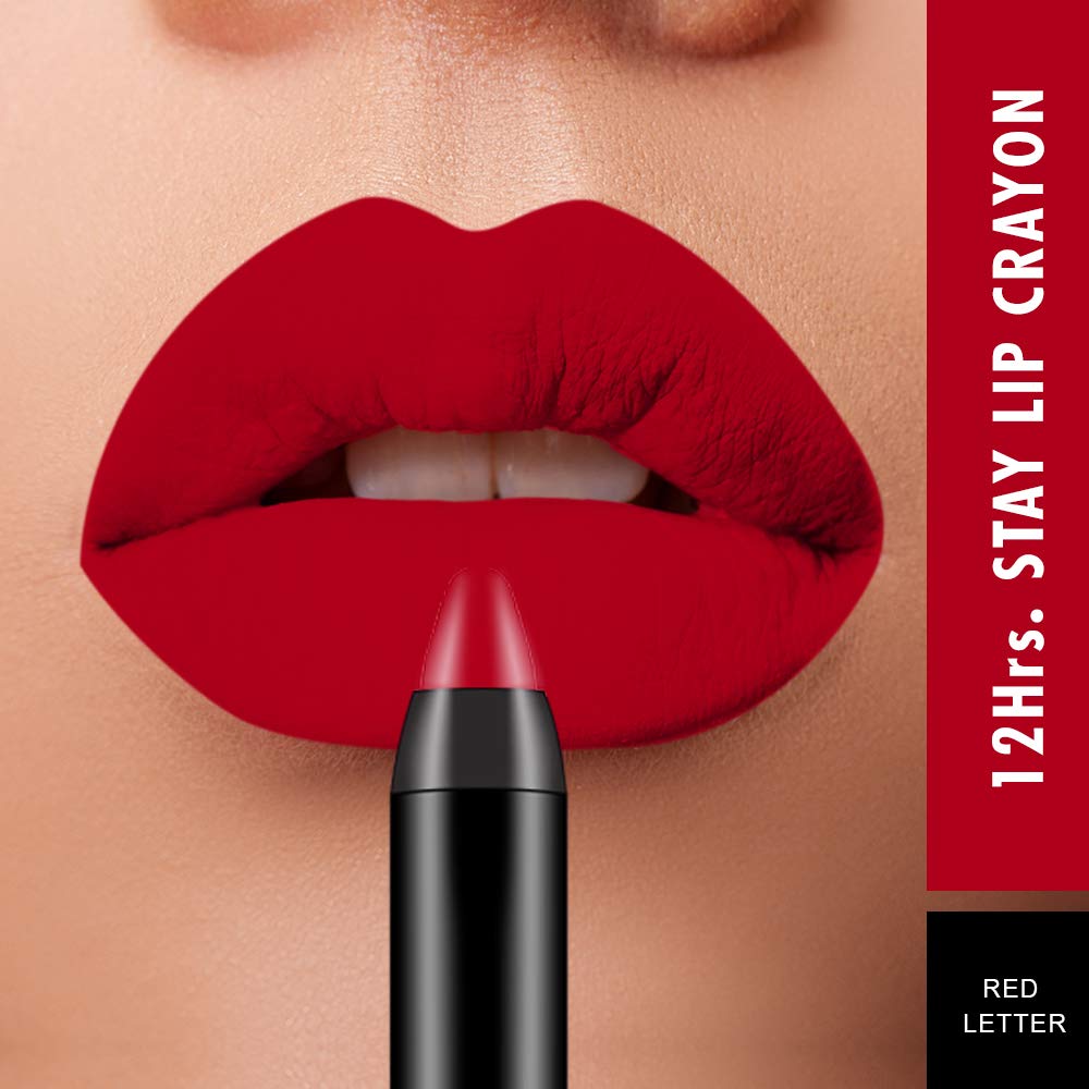 Swiss Beauty 12 Hrs. Stay Matte Lip Crayon, Artist Nude, 3g - Long Lasting, Waterproof, Super Stay, Matte Finish Lip Crayon, Long Wear, Crayon Lipstick