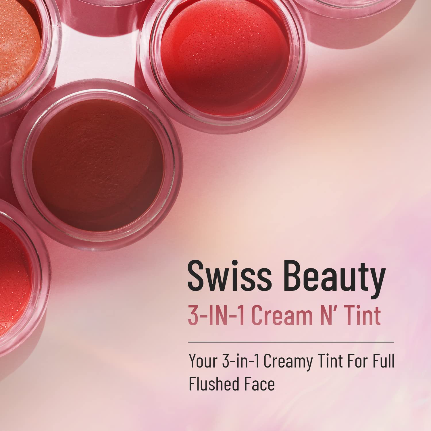 Swiss Beauty Lip, Cheek And Eyeshadow Tint With Goodness Of Vitamin E And Olive Oil | Natural Flushing Glow | Long Lasting Nourishment | Sls & Paraben Free | Shade - Rose Apple, 8Gm|